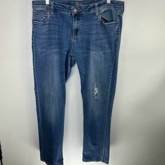 Kut From The Kloth Jeans‎ Denim Distressed Women’s Jeans Size 14 blue jeans - Picture 1 of 14